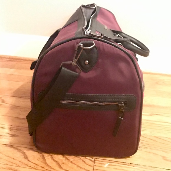 Adrienne Vittadini Purple Duffle Bag - Picture 3 of 3